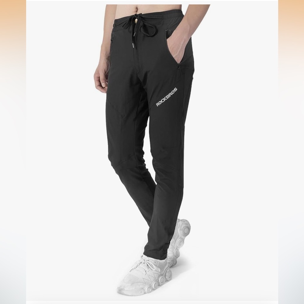 ROCKBROS Mens Cycling Pants Mountain Bike Pants Quick-Dry Running Hiking Outdoor